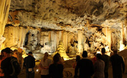 The world famous Cango Caves in Oudtshoorn
