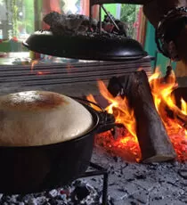 Authentic South African potbread
